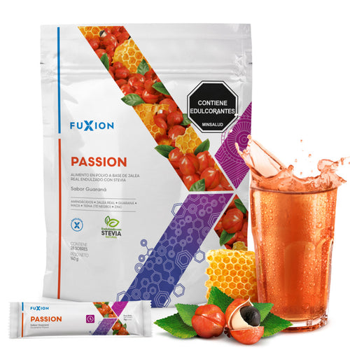 Passion Fuxion Deseo Y Energía - 28 Sobres