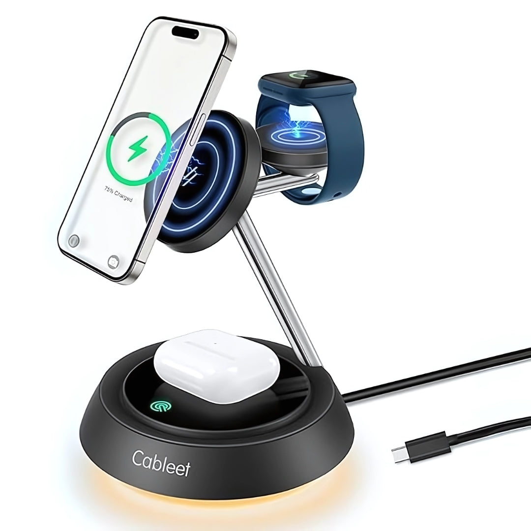 Wireless Charger Iphone Cargador Inalámbrico Para Auto Iphone