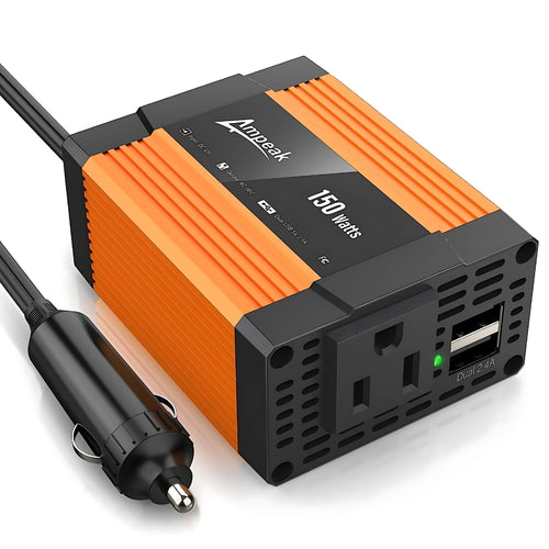 Inversor Convertidor De Corriente Carro Dc 12v A 110v 150w