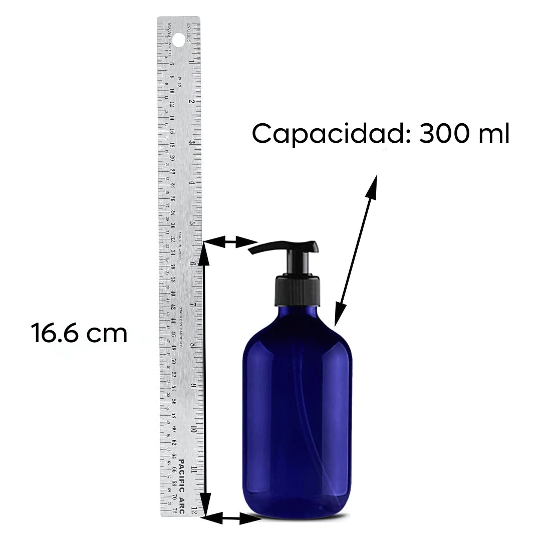 Dispensador De Jabón Loción Champú Alcohol Envase Recargable