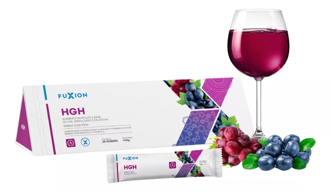 Hgh Fuxion Resveratrol Antienvejecimiento - 28 Sobres