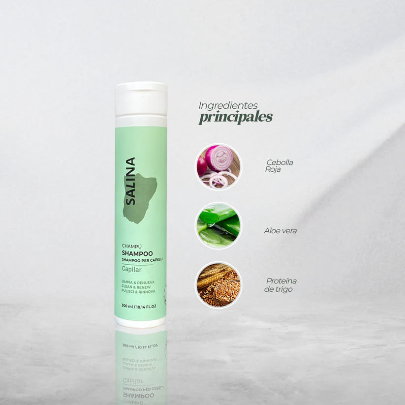Shampoo Salina Crespas 300ml - Productos Lz