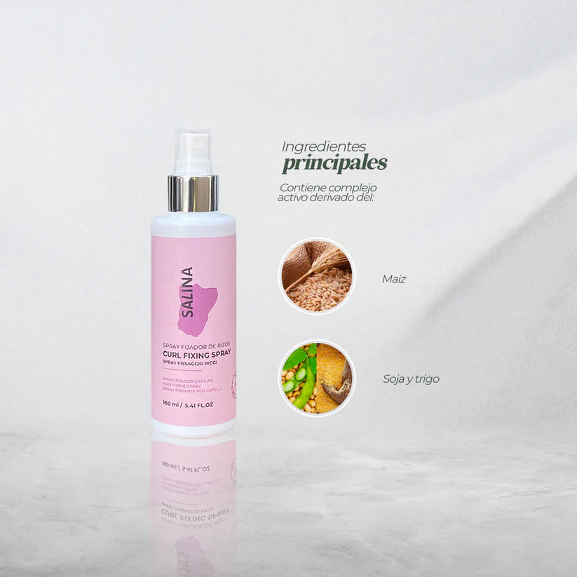 Spray Fijador De Rizos Salina 160ml - Productos Lz