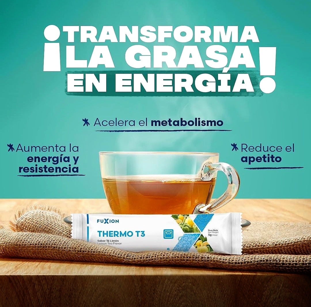 Thermo T3 Fuxion Quema Grasa - 7 Sobres