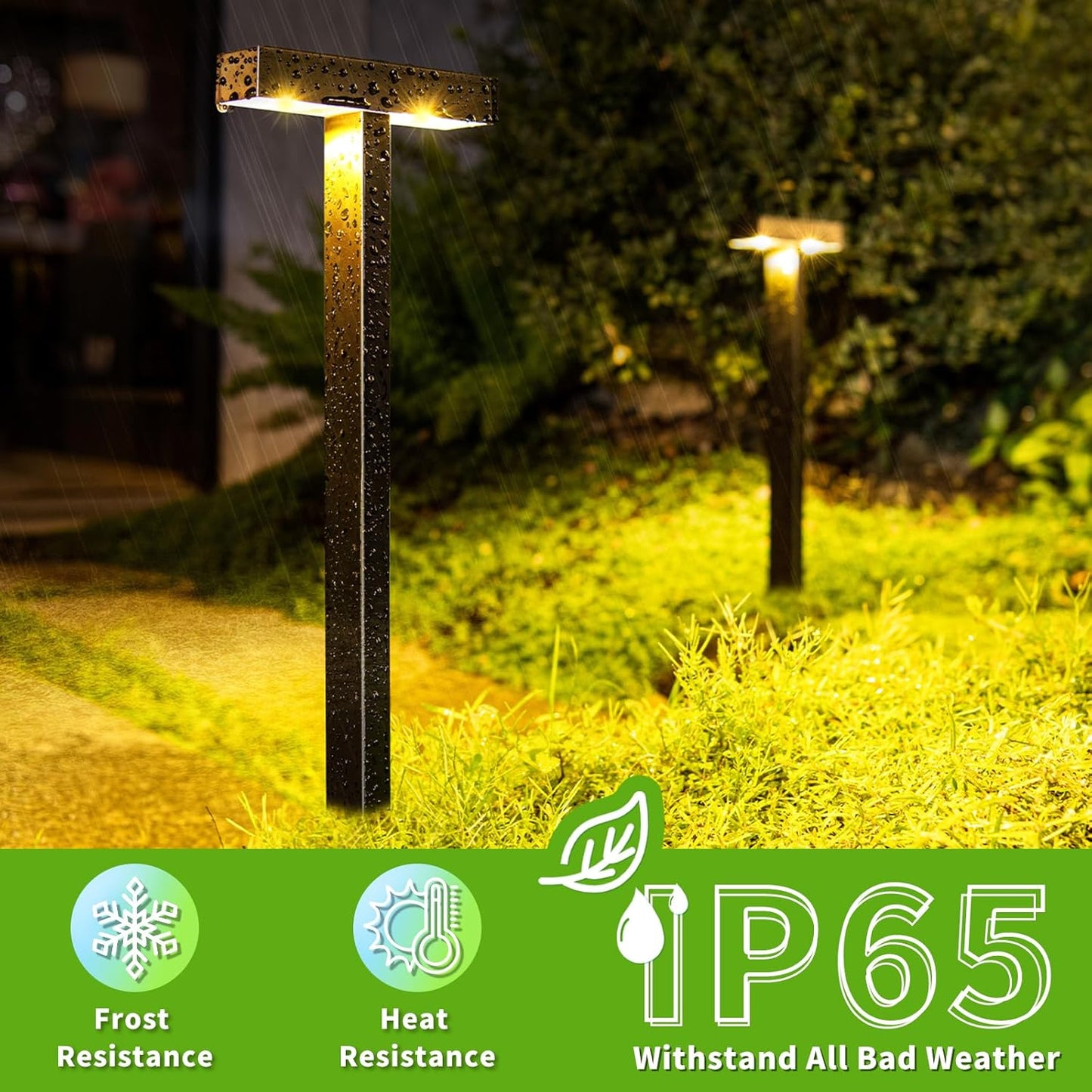 Luces Para Exteriores Impermeables De Jardín Con Panel Solar