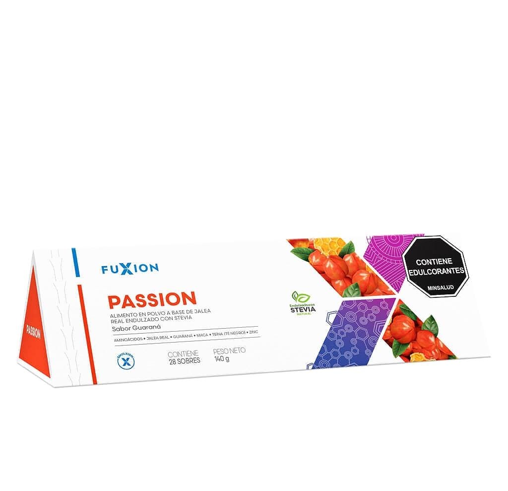 Passion Fuxion Deseo Y Energía - 28 Sobres