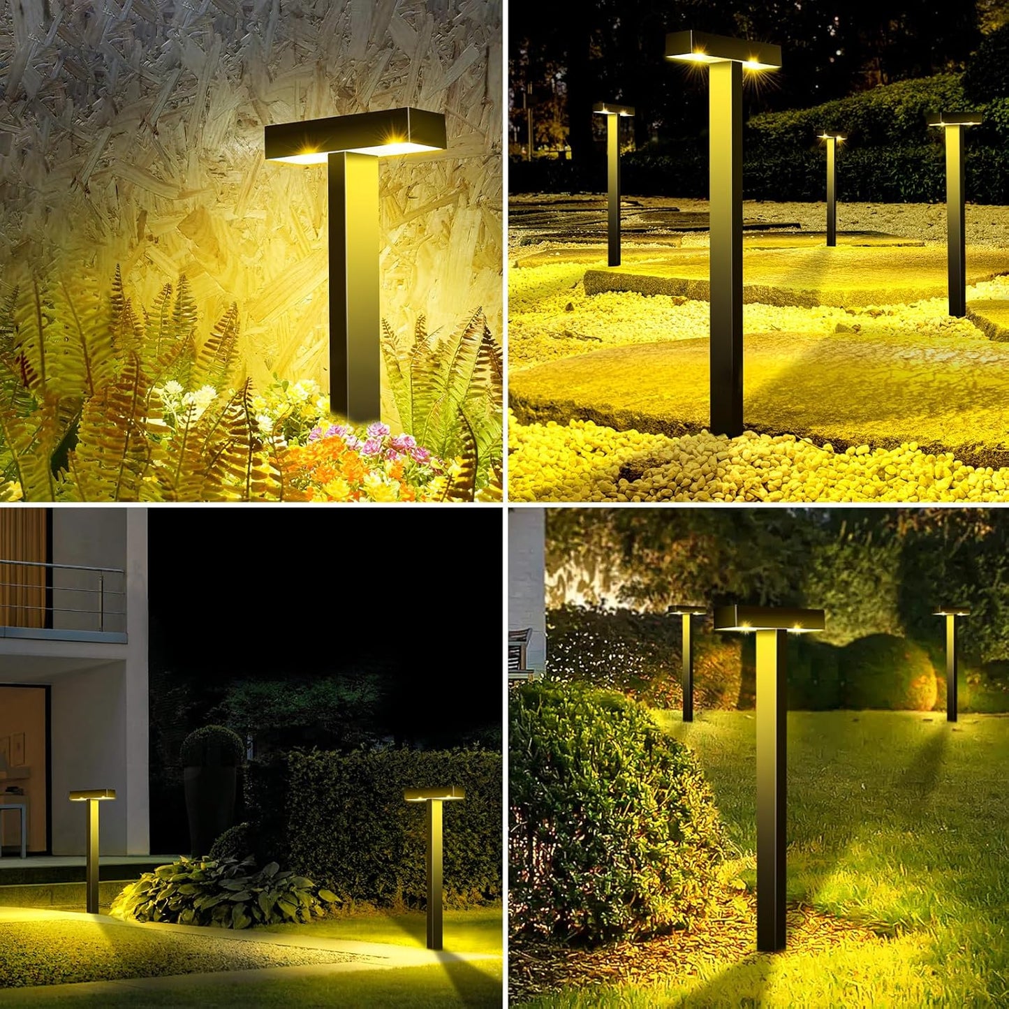 Luces Para Exteriores Impermeables De Jardín Con Panel Solar