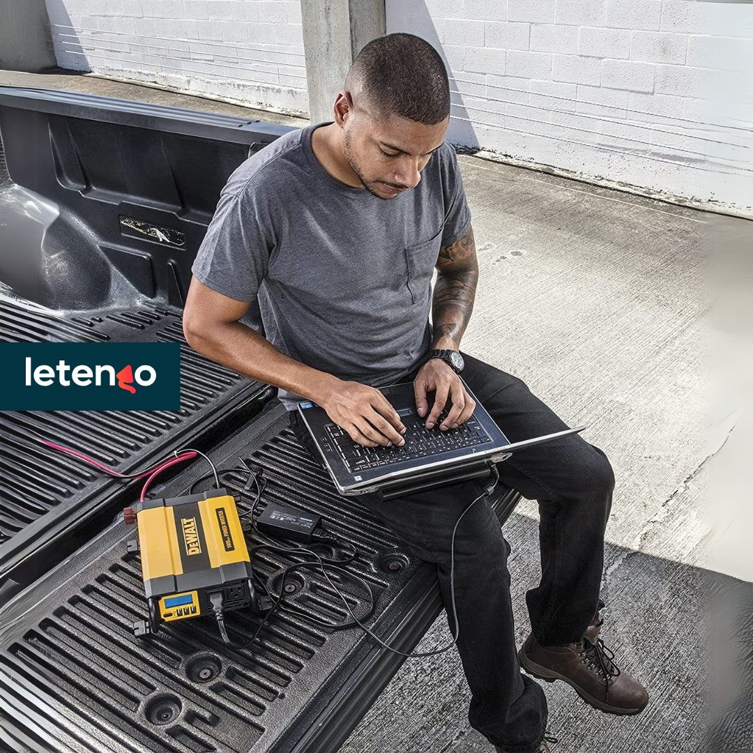 Inversor De Corriente Dewalt Dxaepi1000 De 1000w Hasta 2000w
