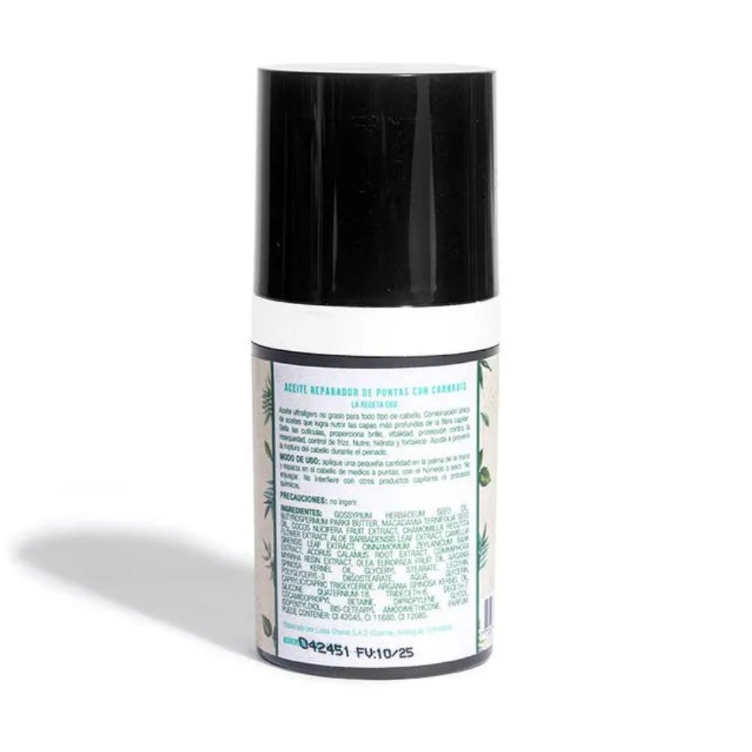 Aceite Reparador de Puntas 30 mL - La Receta