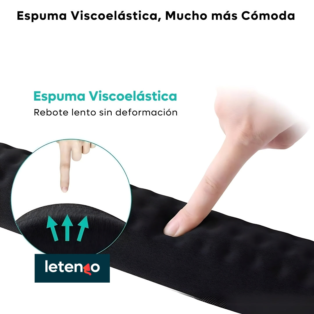 Reposamuñecas De Espuma Ergonómica Para Teclado Y Mouse