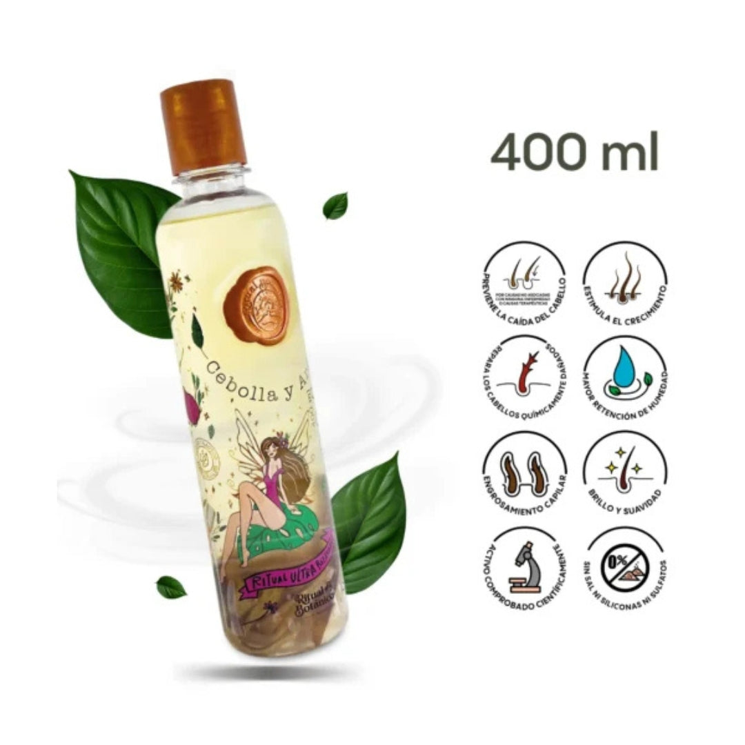 Shampoo S.O.S con cebolla y argán - Ritual Botánico