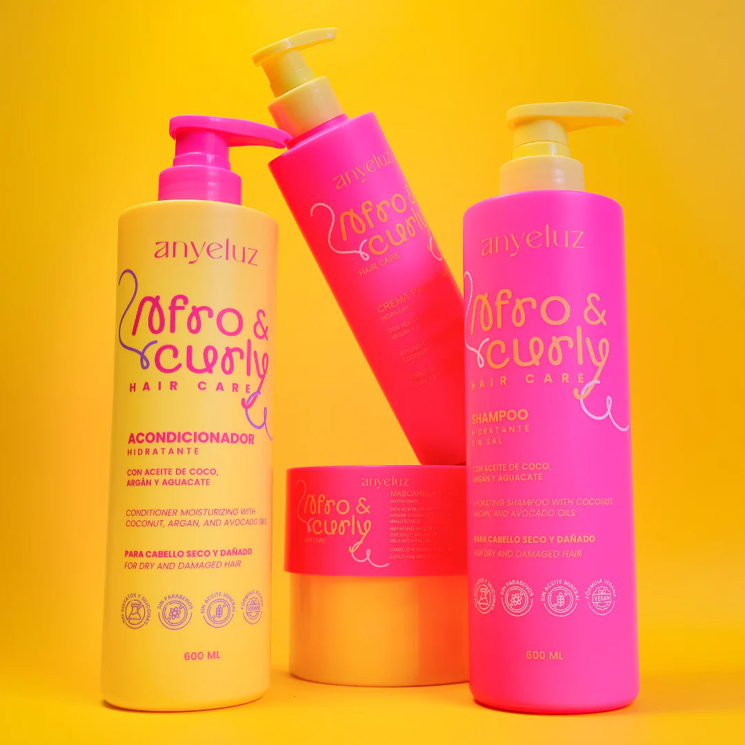 Shampoo Hidratante Para Rizos Afro & Curly - Anyeluz