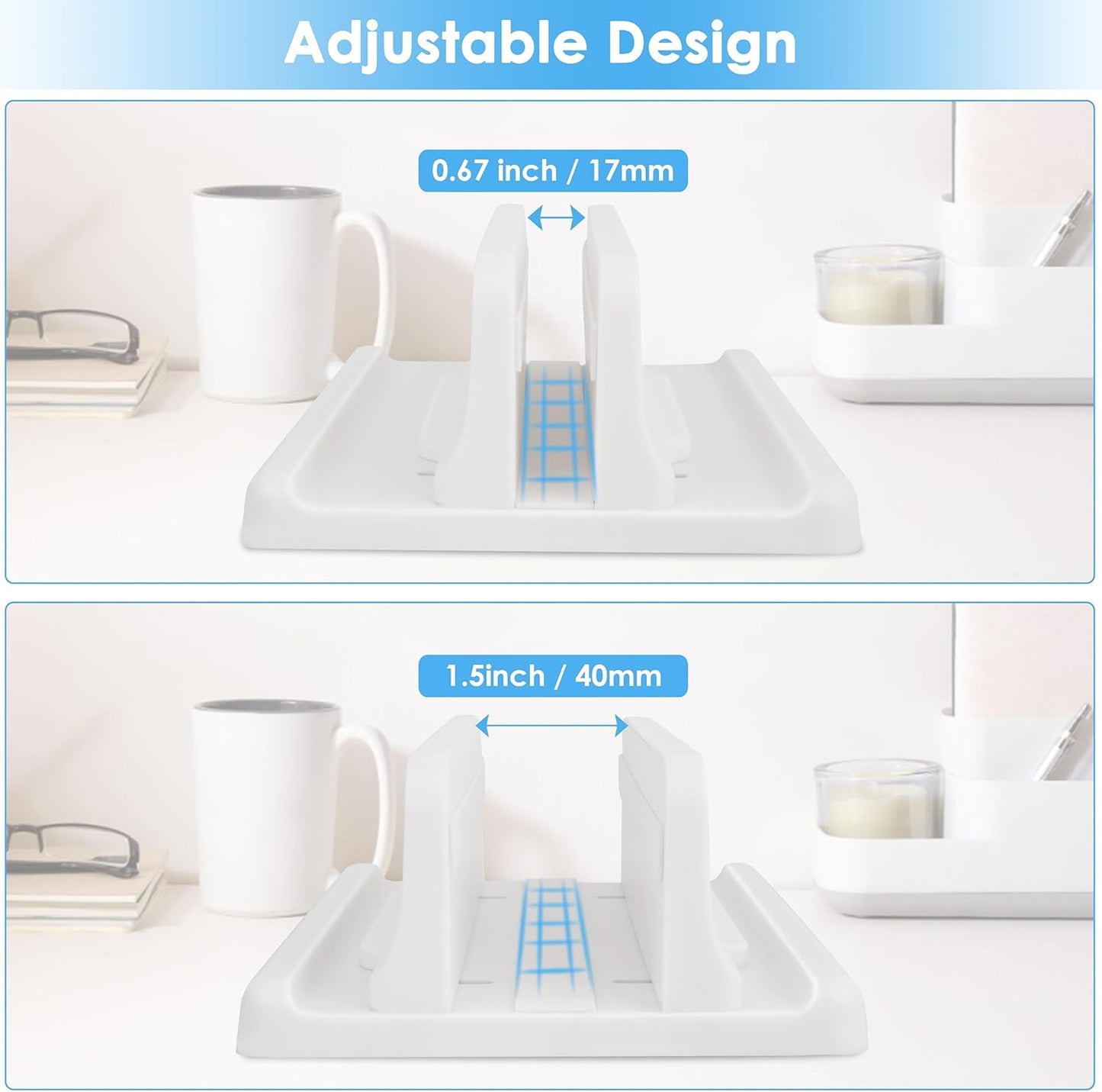 Base Soporte Vertical Para Portátil Laptop Tablet Celular