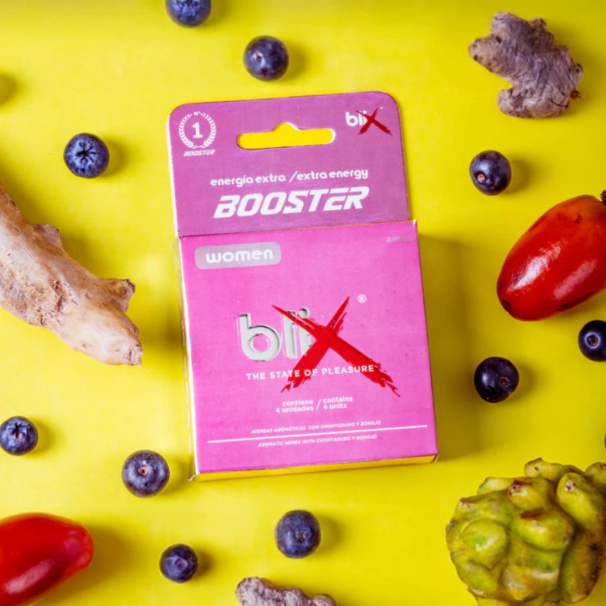 Potenciador Energia Sexual Blix Booster Afrodisíaco 100% Natural Para Mujer