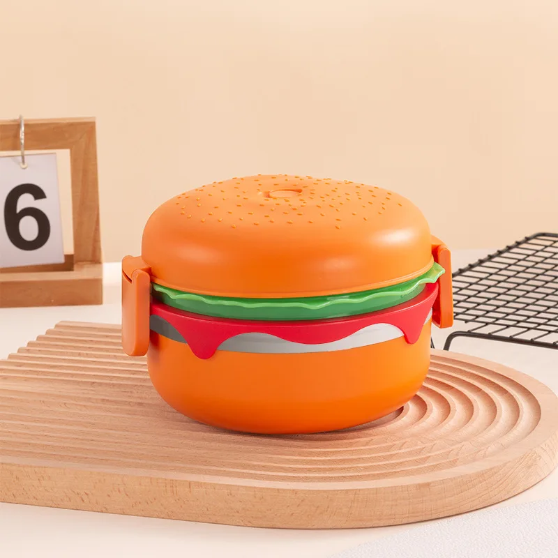 Portacomidas Térmica Lonchera En Forma De Hamburguesa