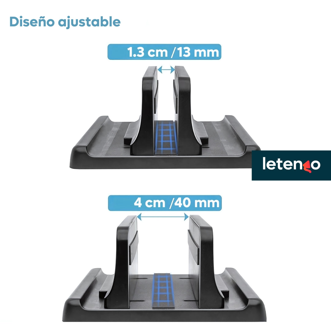 Base Soporte Vertical Para Portátil Laptop Tablet Celular