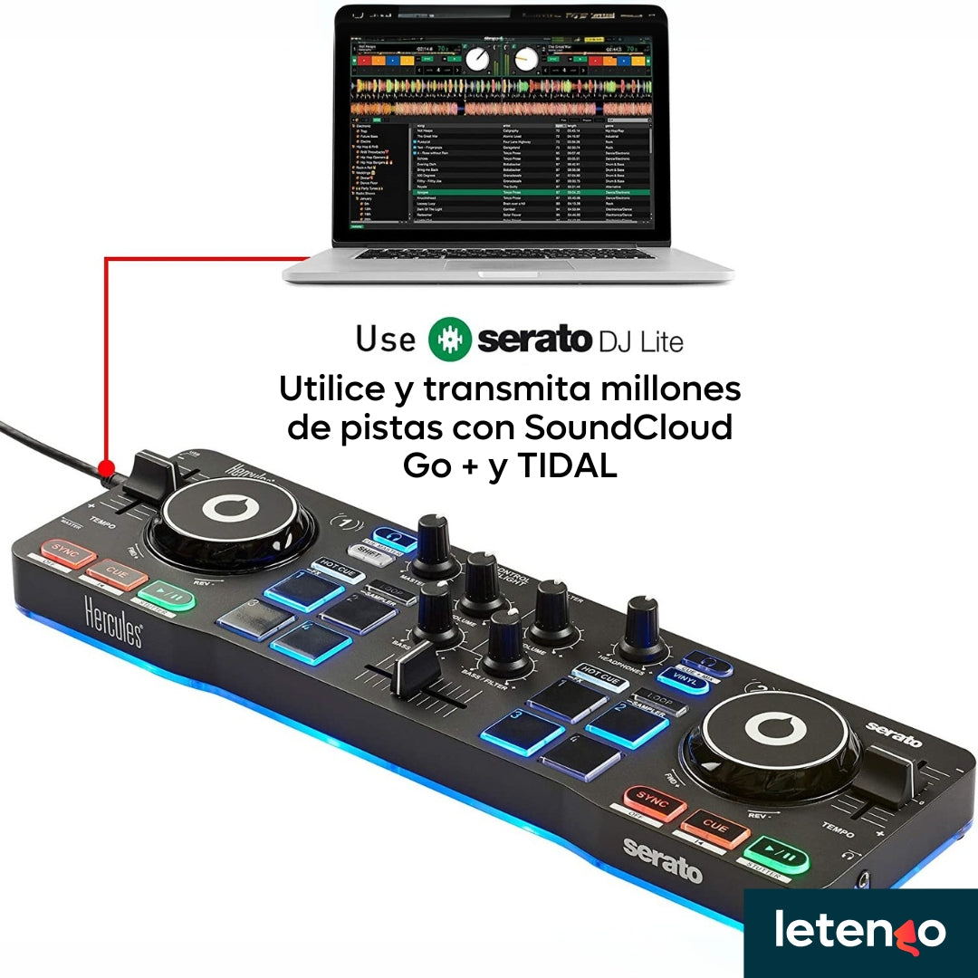 Controlador Dj Hercules Djcontrol Starlight Consola Pc, Celu