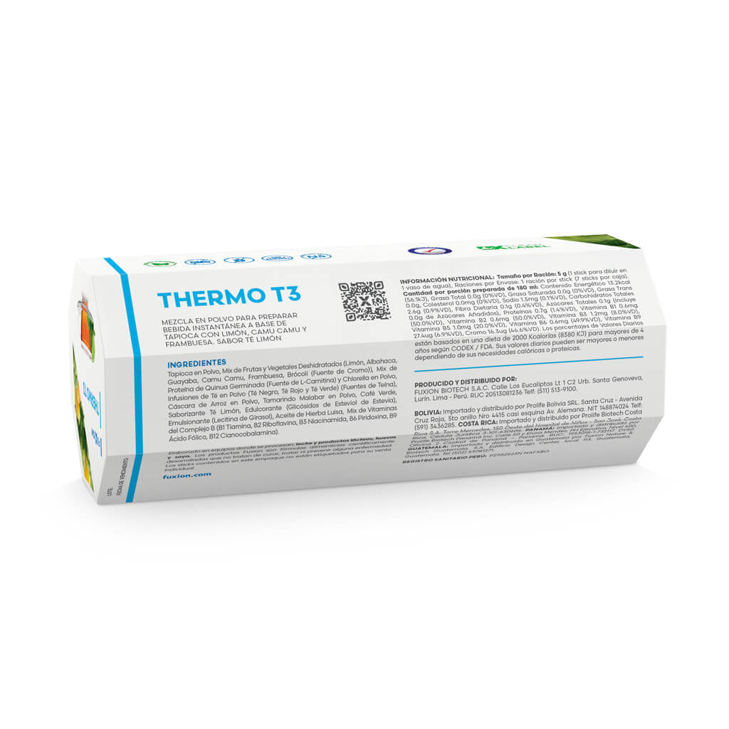 Thermo T3 Fuxion Quema Grasa - 7 Sobres