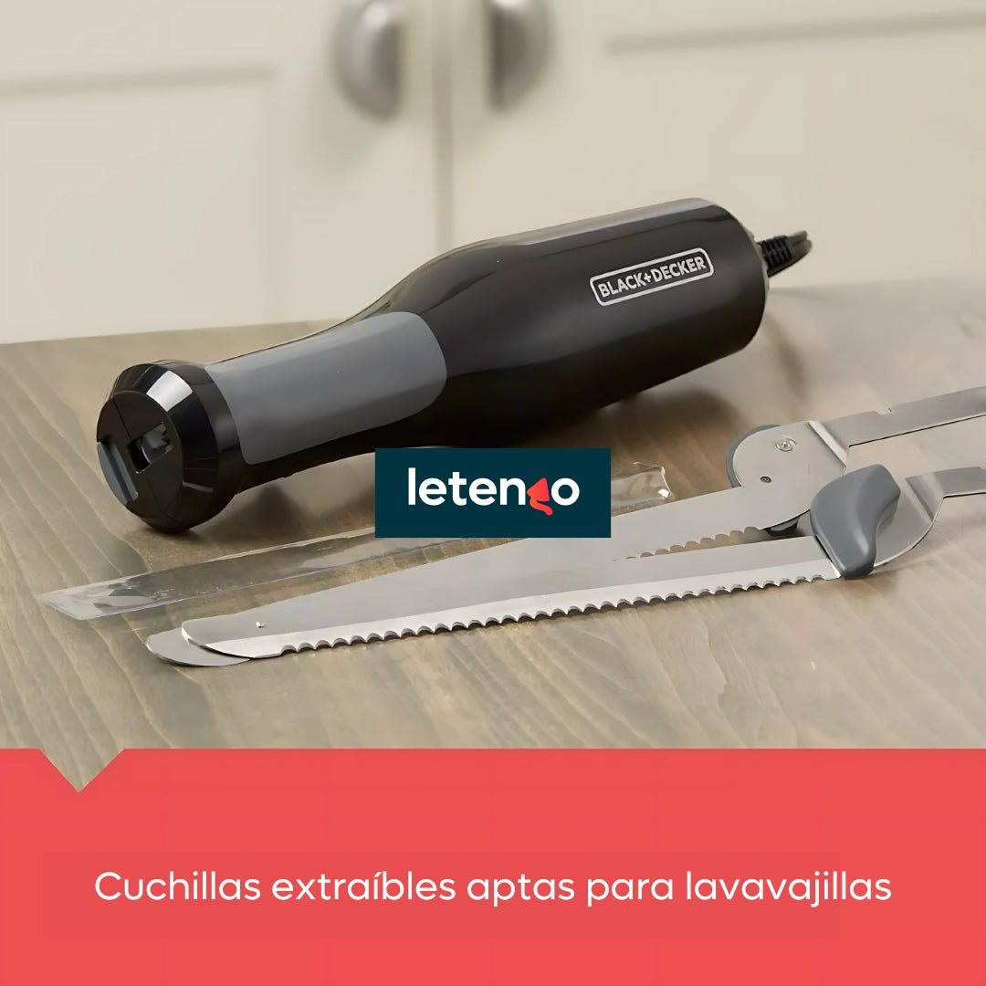 Cuchillo Eléctrico Black+decker Ek510b, Trinchar Carnes Pan