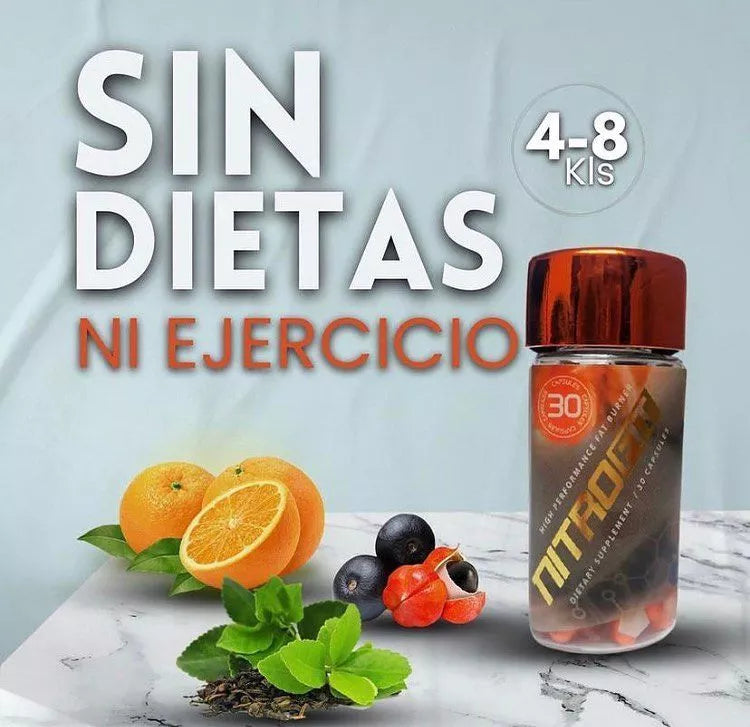 Nitrofit 30 Capsulas Quema Grasa