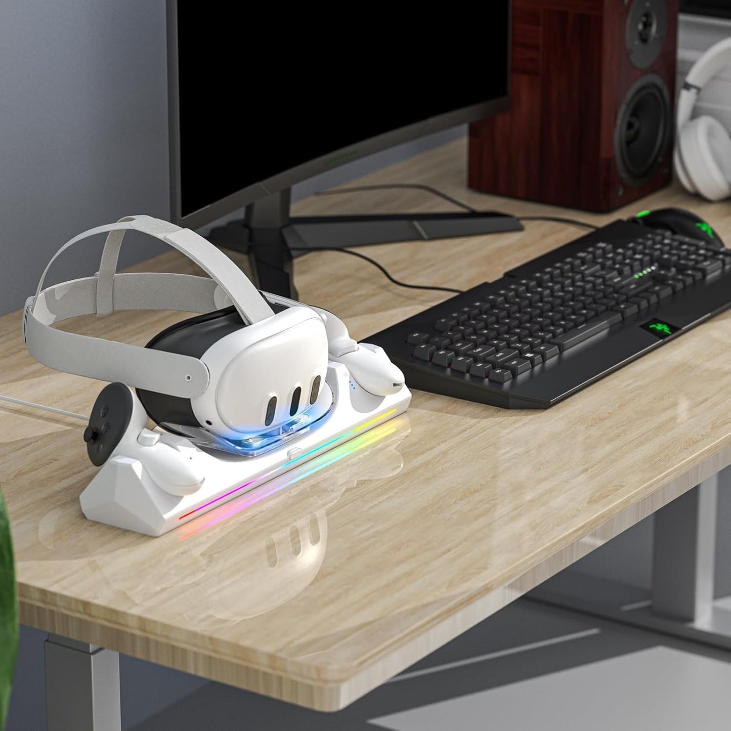 Base Soporte De Carga Para Meta Quest 3 3s Realidad Virtual