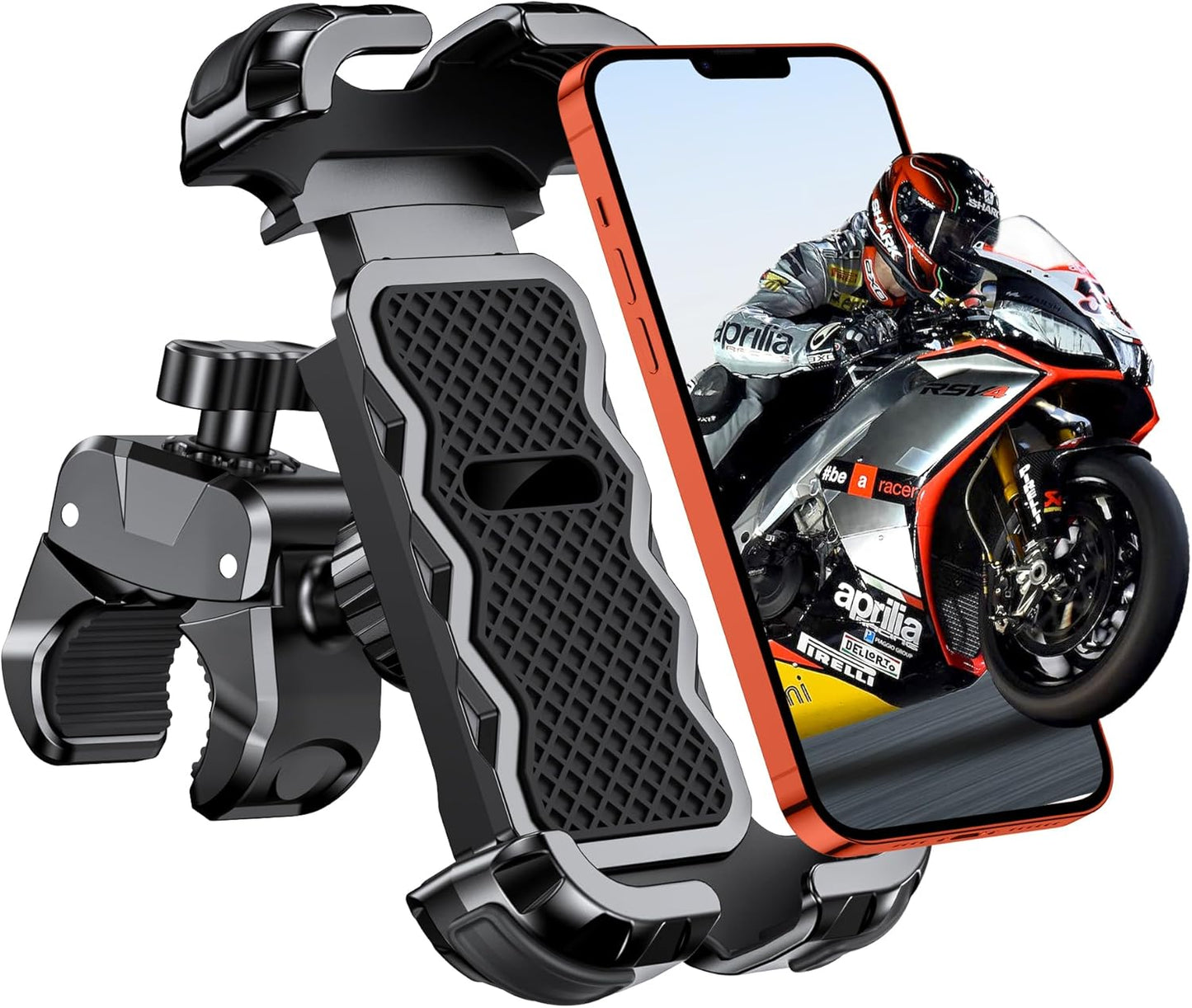 Soporte Base Celular Para Moto Bicicleta Manillar Ajustable
