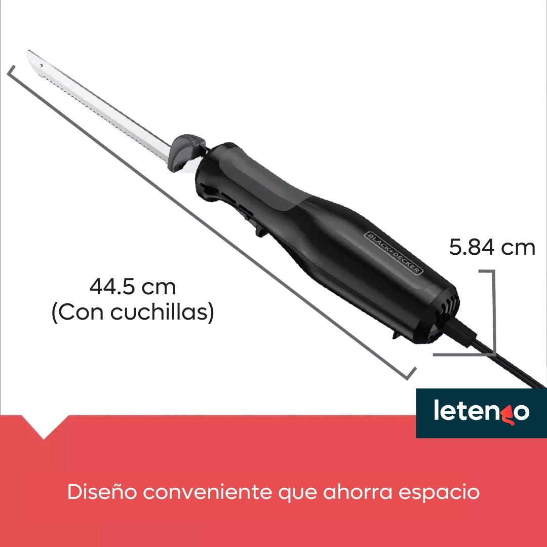 Cuchillo Eléctrico Black+decker Ek510b, Trinchar Carnes Pan