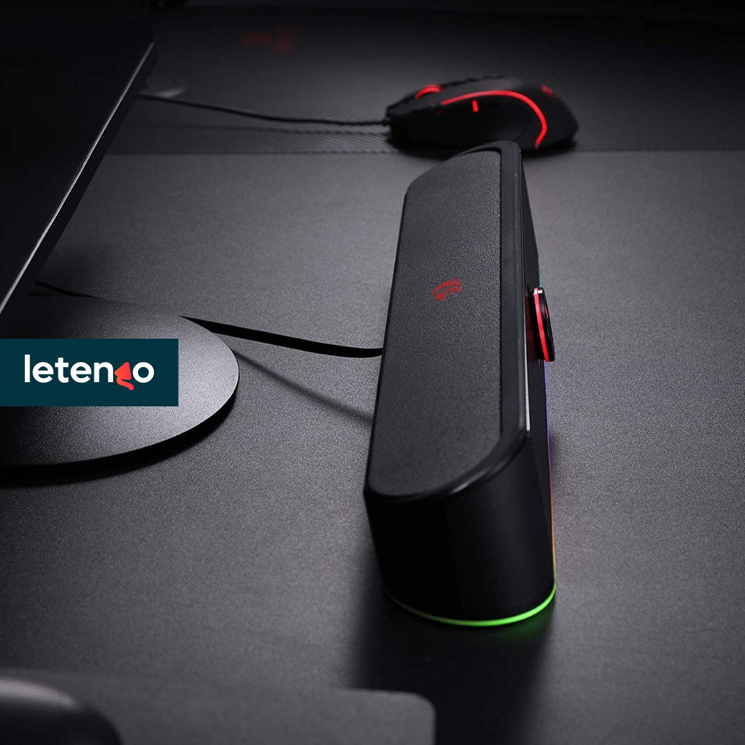 Barra De Sonido Redragon Gs560 Adiemus Bocinas Rgb Tv Pc Cel