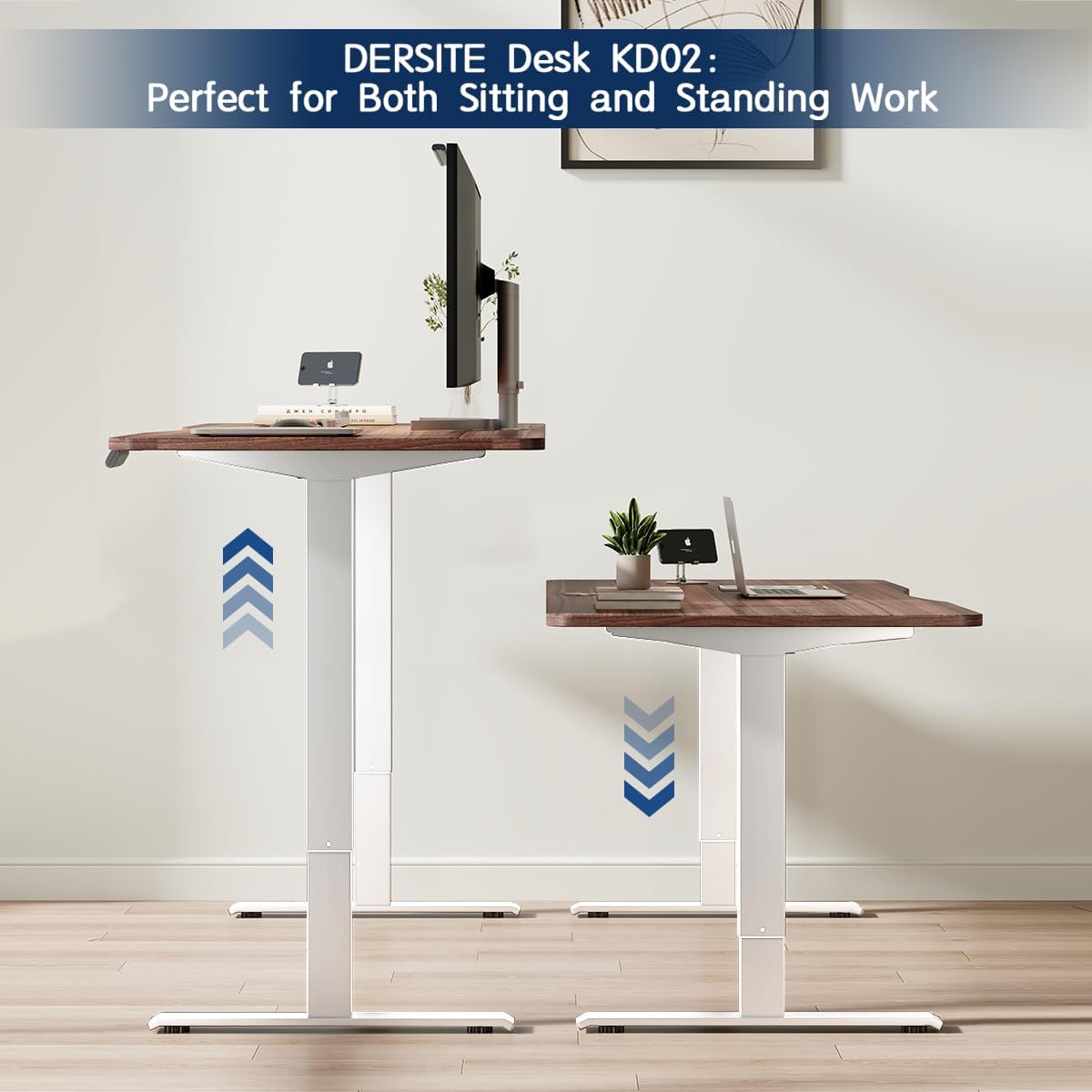 Marco Base De Escritorio Eléctrico Patas Ajustables