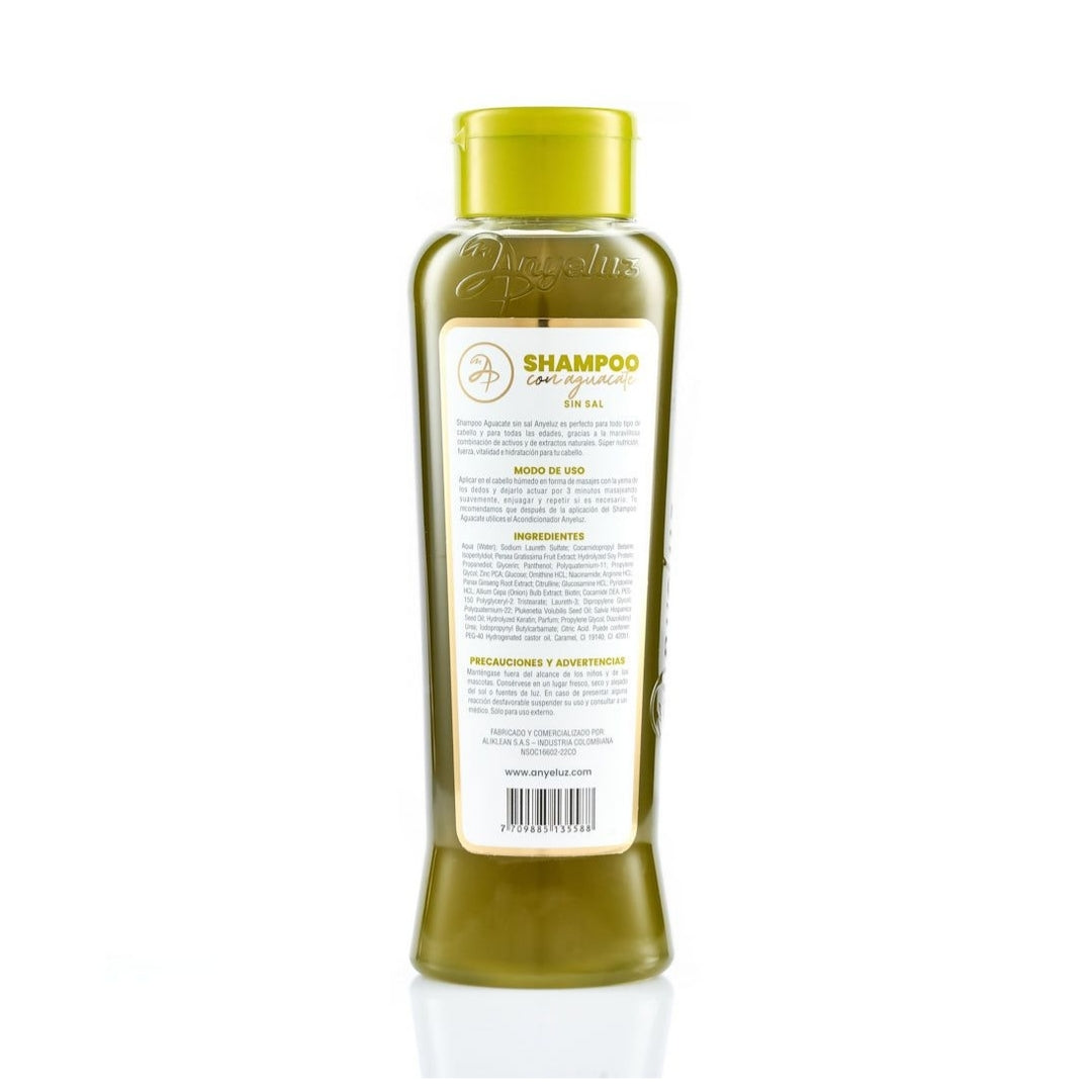 Shampoo Con Aguacate - Anyeluz