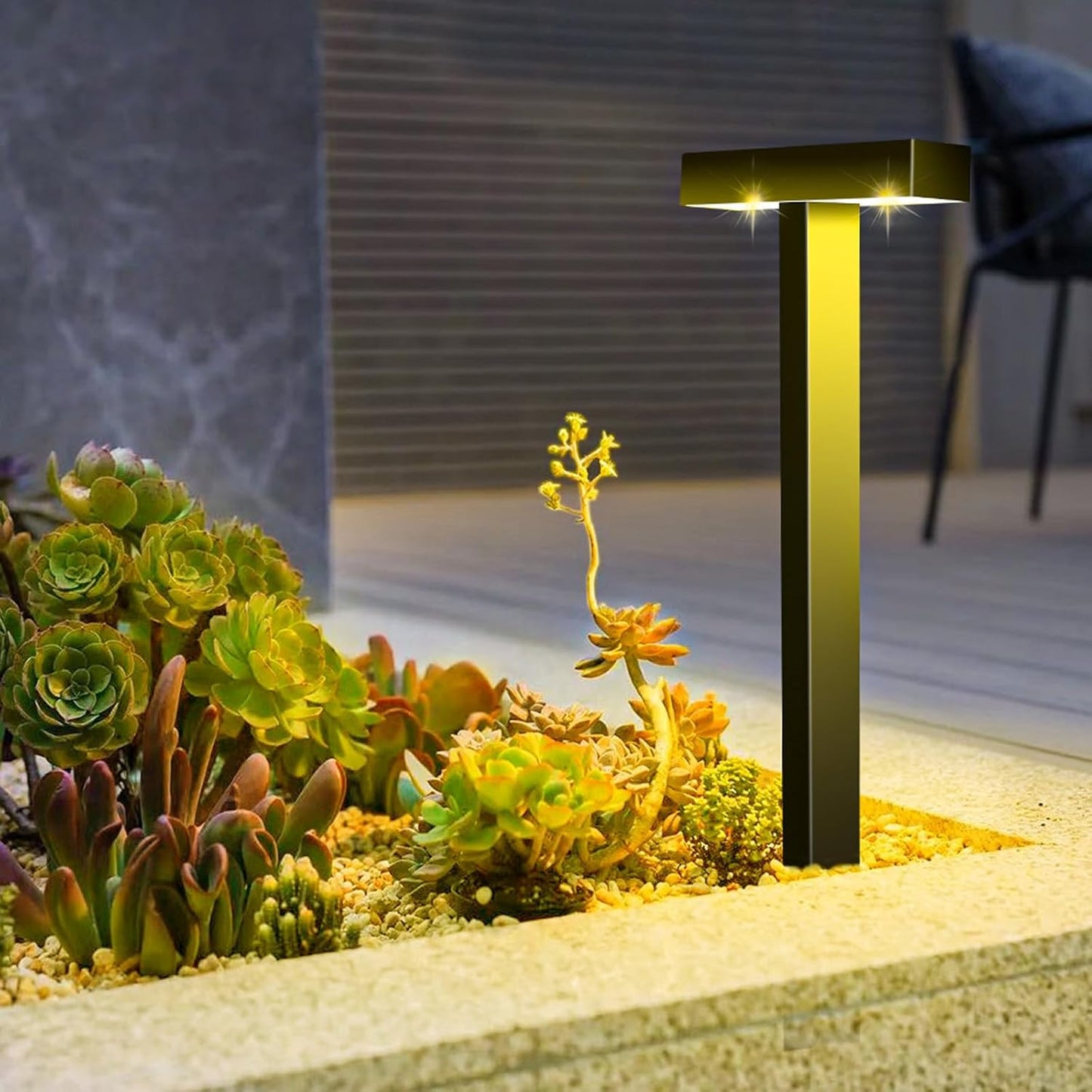 Luces Para Exteriores Impermeables De Jardín Con Panel Solar