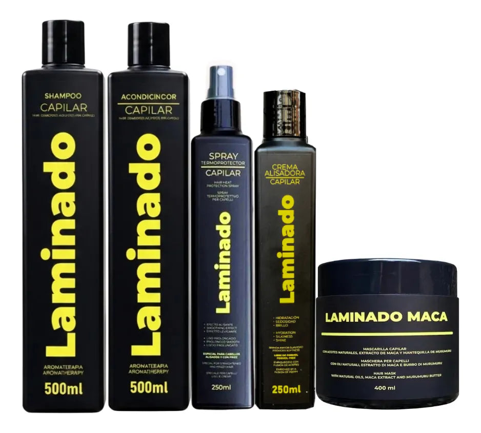 Kit Productos Lz Laminado Capilar Con Crema Alisadora 250ml