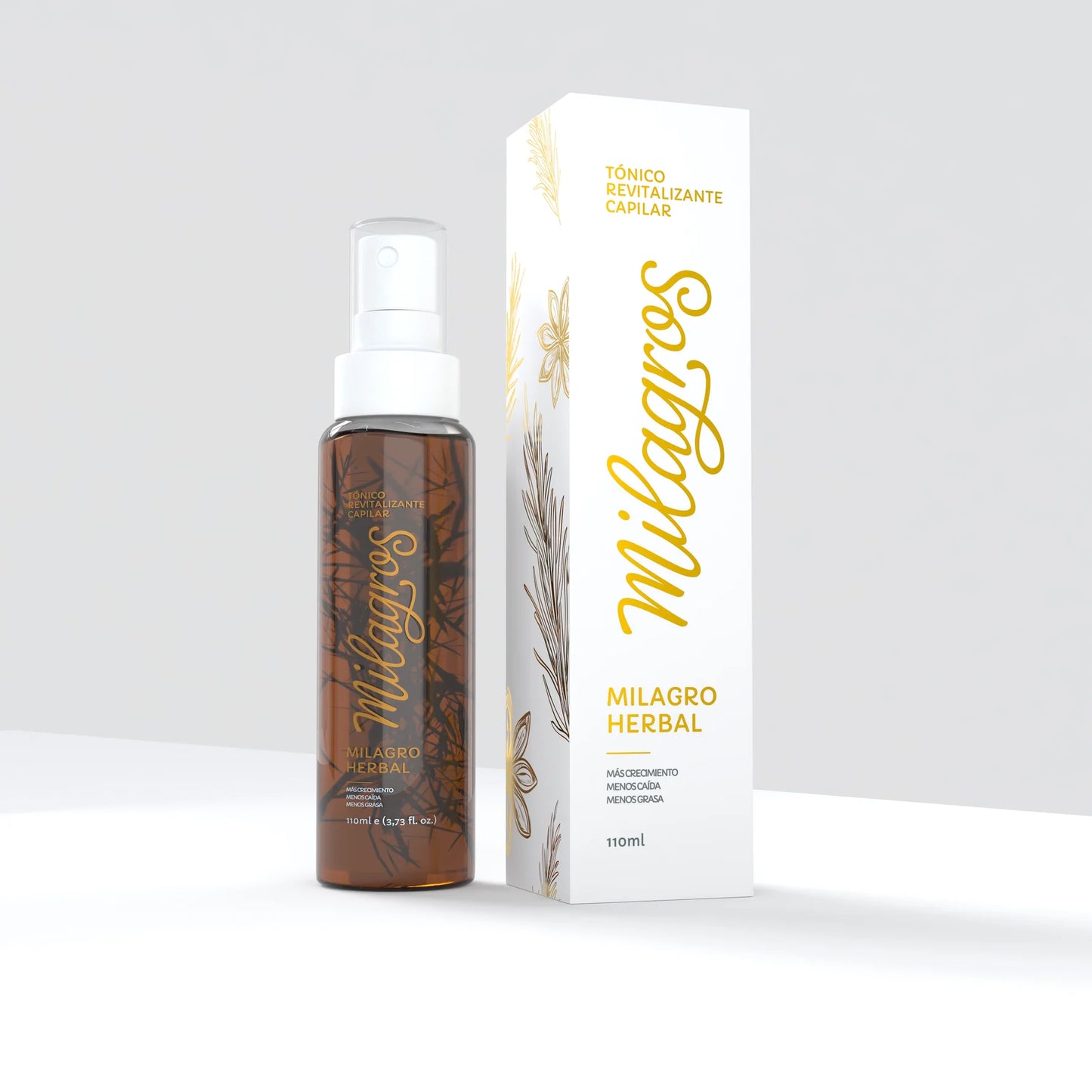 Tónico Revitalizante Capilar Milagro Herbal Con Romero - Milagros