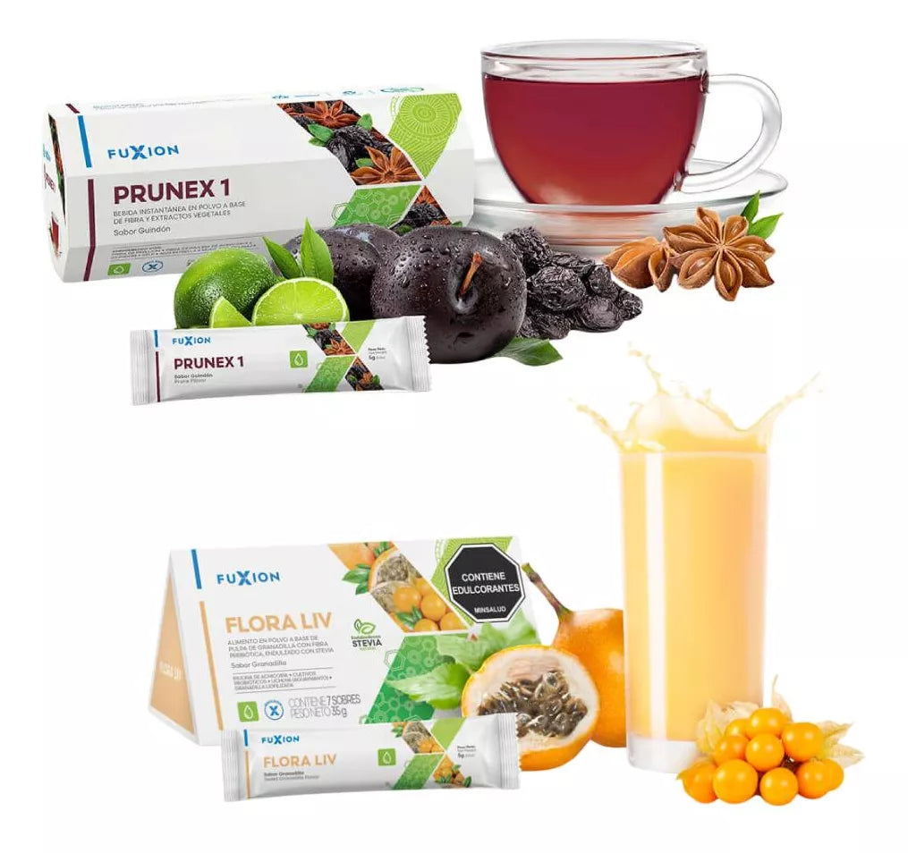 Prunex 1 Flora Liv Fuxion Detox 7 + 7 Sobres