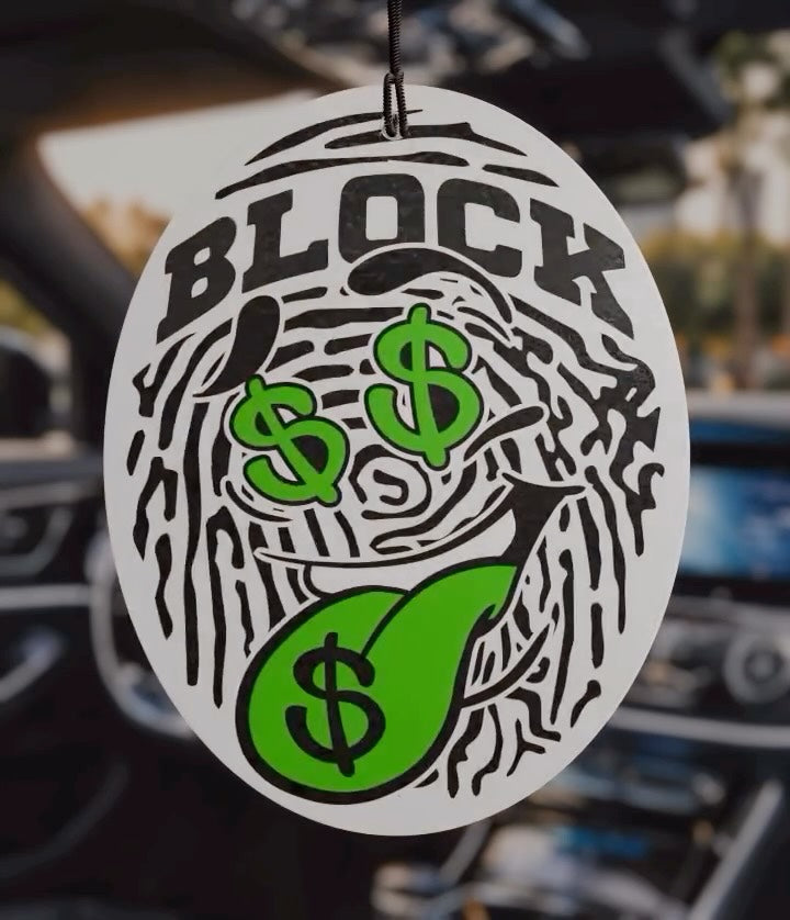 Ambientador Colgante Emojiblock by Carblock Perfume Millonario