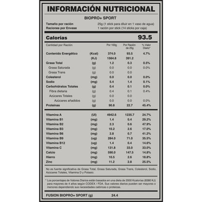 Proteína Biopro+ Sport Fuxion - 14 Sobres