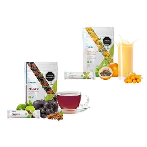 Kit Prunex + Flora Liv Fuxion Detox - 7 sobres C/u