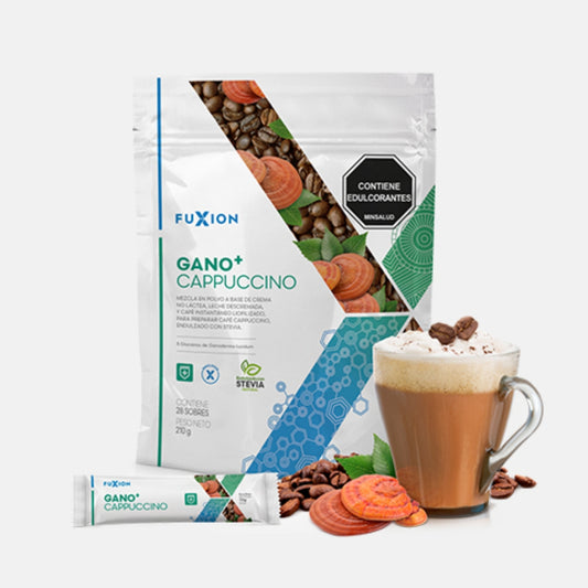 Capuchino Café Ganomas Fuxion - 28 Sobres