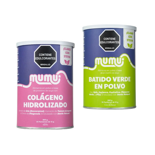 Combo Glow Up con Batido Verde y Colágeno Hidrolizado - Mumu