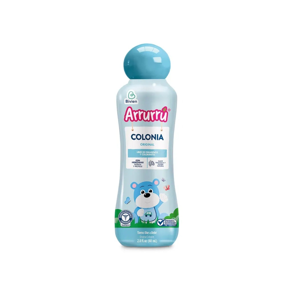 Colonia Arrurrú Para Bebés Niños Azul 60 mL