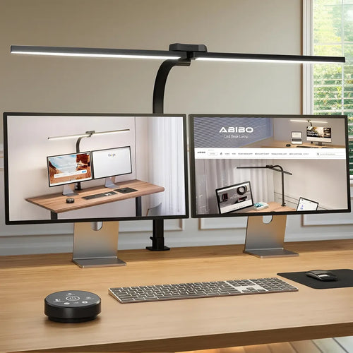 Lámpara Barra De Luz Led Para Monitor Con Control, Oficina Negro