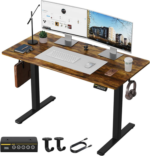 Escritorio Eléctrico De Altura Ajustable, De 60 X 120 Cm