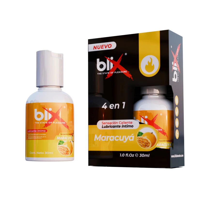 Lubricante Íntimo Blix De Sabores, Sensación Fria Caliente