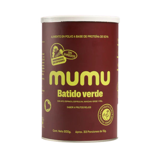 Batido Verde En Polvo Favorece La Digestión (Sabor Frutos Rojos) - Mumu