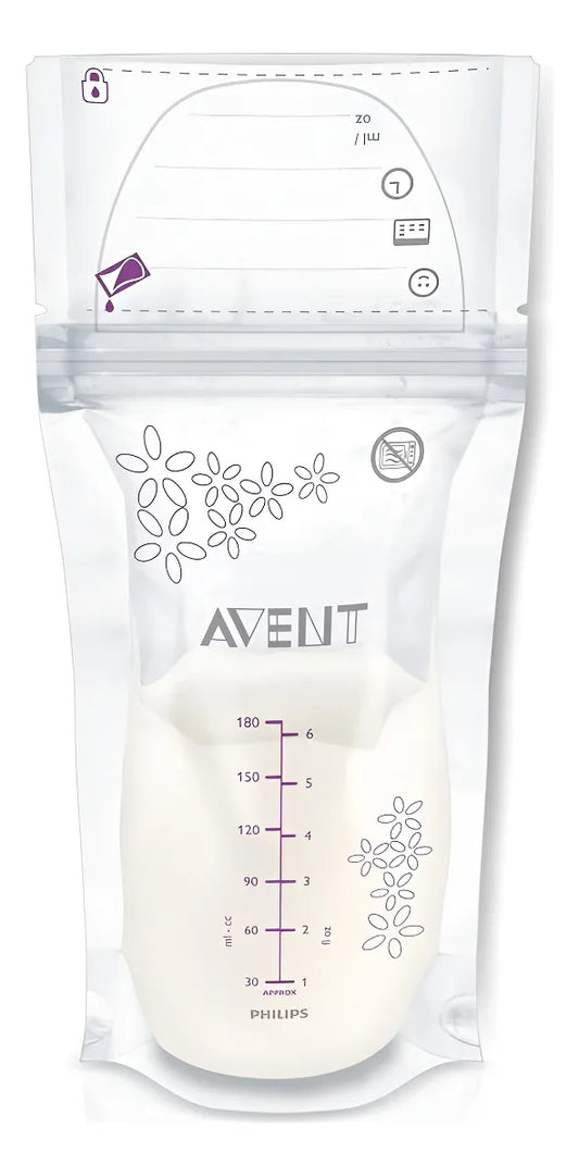 Bolsas De Almacenamiento Leche Materna Avent 6 Onzas 50 Unid