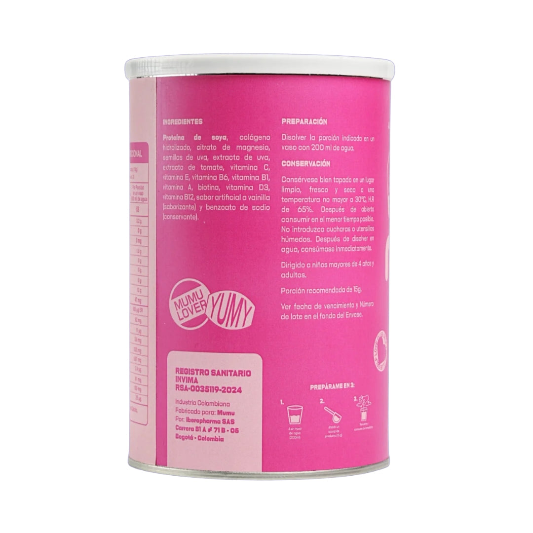 Colágeno Hidrolizado Con Resveratrol - Mumu