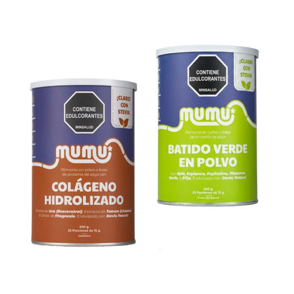 Combo Glow Up con Batido Verde y Colágeno Hidrolizado - Mumu