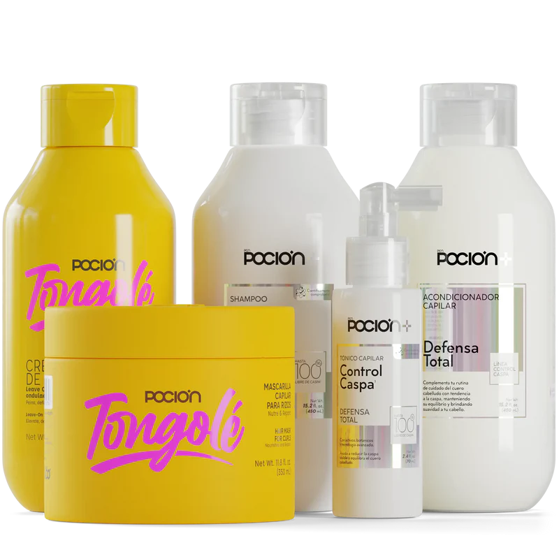 Kit Control Caspa en Rizos - Poción