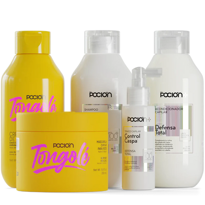 Kit Control Caspa en Rizos - Poción