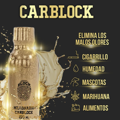 Perfume Para Carro Carblock Ambientador Para Millonarios - Promoción